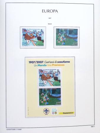 1956-2011, Collection d'Europa en 6 volumes Leuchtturm,