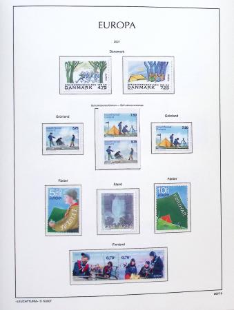 1956-2011, Collection d'Europa en 6 volumes Leuchtturm,