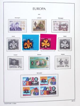 1956-2011, Collection d'Europa en 6 volumes Leuchtturm,