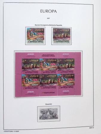 1956-2011, Collection d'Europa en 6 volumes Leuchtturm,