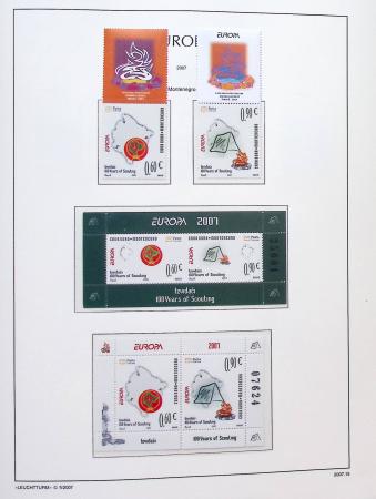 1956-2011, Collection d'Europa en 6 volumes Leuchtturm,
