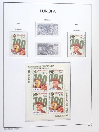 1956-2011, Collection d'Europa en 6 volumes Leuchtturm,