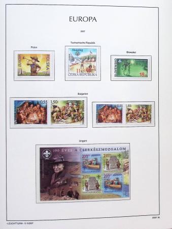 1956-2011, Collection d'Europa en 6 volumes Leuchtturm,