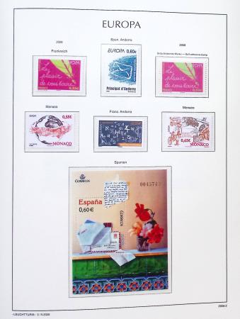 1956-2011, Collection d'Europa en 6 volumes Leuchtturm,