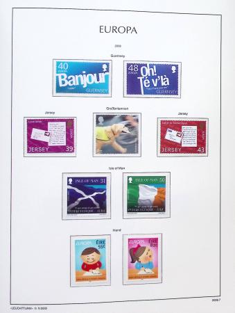 1956-2011, Collection d'Europa en 6 volumes Leuchtturm,