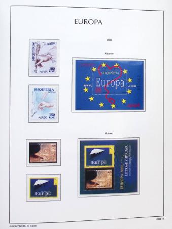 1956-2011, Collection d'Europa en 6 volumes Leuchtturm,