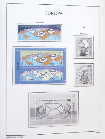 1956-2011, Collection d'Europa en 6 volumes Leuchtturm,