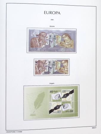 1956-2011, Collection d'Europa en 6 volumes Leuchtturm,