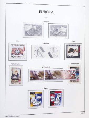 1956-2011, Collection d'Europa en 6 volumes Leuchtturm,
