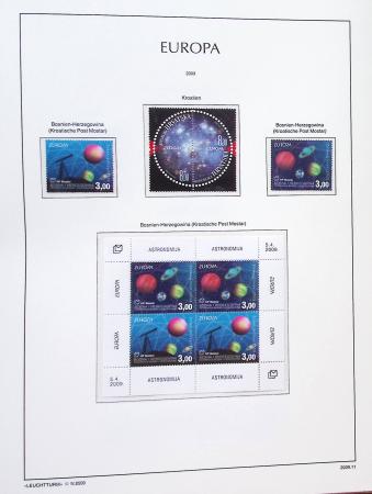 1956-2011, Collection d'Europa en 6 volumes Leuchtturm,