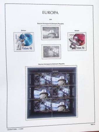 1956-2011, Collection d'Europa en 6 volumes Leuchtturm,