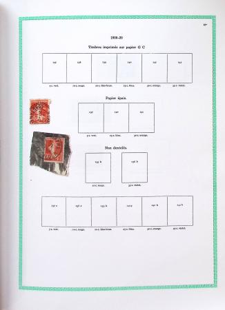 1849-1997, Collection de France en obl. en 2 volumes