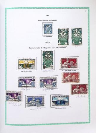 1849-1997, Collection de France en obl. en 2 volumes