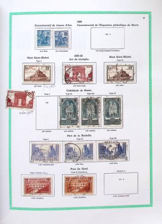 1849-1997, Collection de France en obl. en 2 volumes