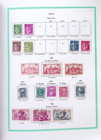 1849-1997, Collection de France en obl. en 2 volumes