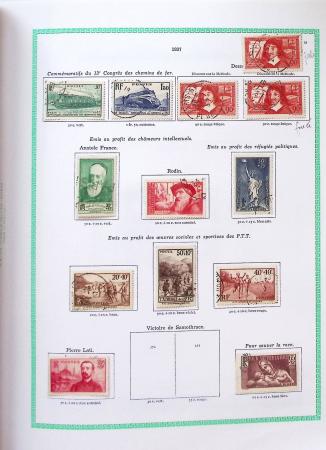 1849-1997, Collection de France en obl. en 2 volumes