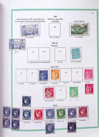 1849-1997, Collection de France en obl. en 2 volumes
