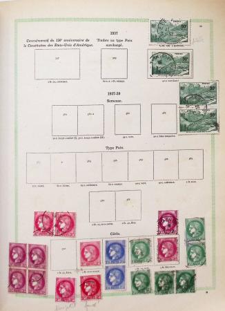 1849-1997, Collection de France en obl. en 2 volumes