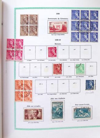 1849-1997, Collection de France en obl. en 2 volumes