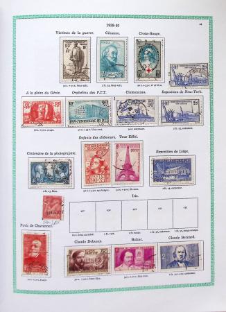 1849-1997, Collection de France en obl. en 2 volumes