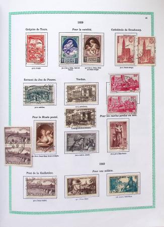 1849-1997, Collection de France en obl. en 2 volumes