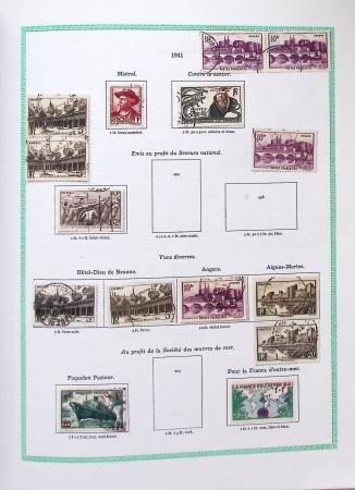 1849-1997, Collection de France en obl. en 2 volumes