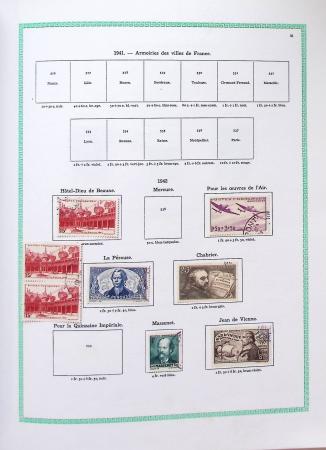 1849-1997, Collection de France en obl. en 2 volumes
