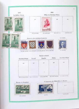 1849-1997, Collection de France en obl. en 2 volumes