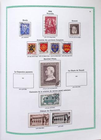 1849-1997, Collection de France en obl. en 2 volumes