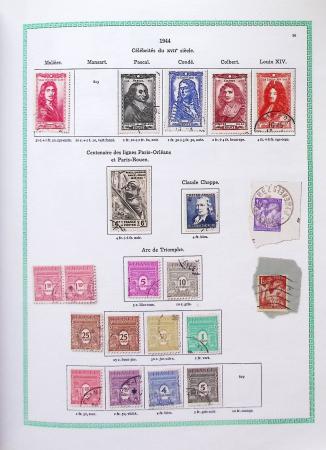 1849-1997, Collection de France en obl. en 2 volumes