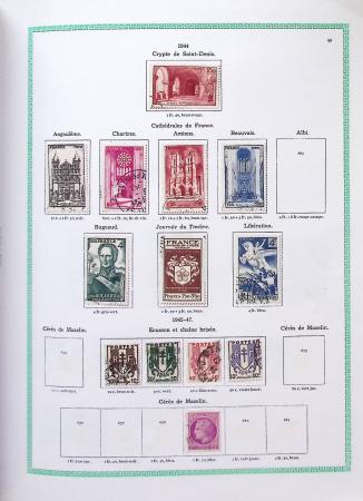 1849-1997, Collection de France en obl. en 2 volumes