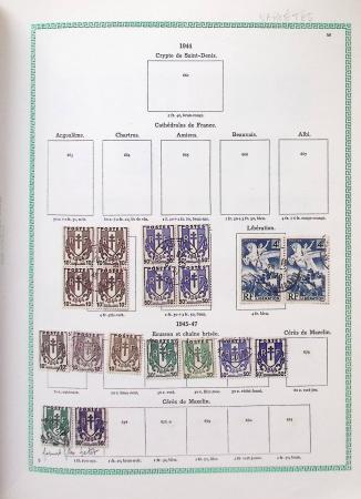 1849-1997, Collection de France en obl. en 2 volumes