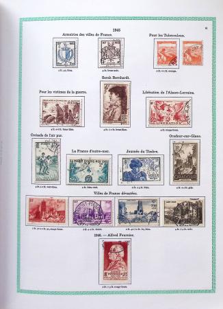 1849-1997, Collection de France en obl. en 2 volumes