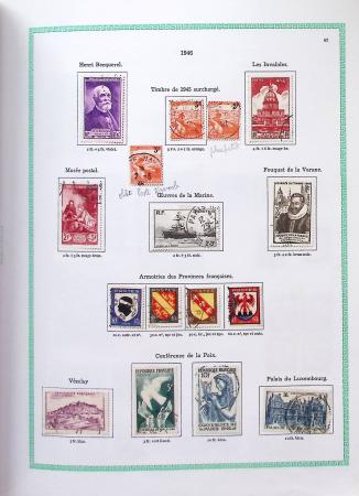 1849-1997, Collection de France en obl. en 2 volumes