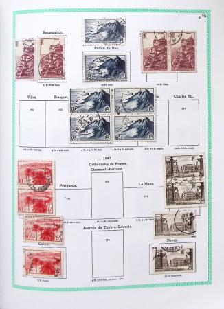 1849-1997, Collection de France en obl. en 2 volumes