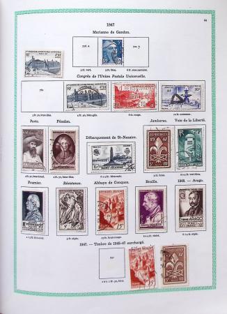 1849-1997, Collection de France en obl. en 2 volumes