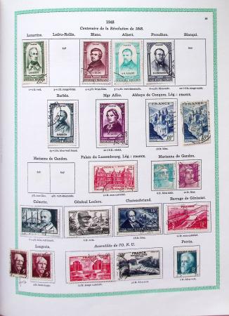 1849-1997, Collection de France en obl. en 2 volumes