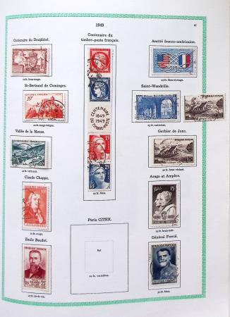 1849-1997, Collection de France en obl. en 2 volumes