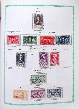 1849-1997, Collection de France en obl. en 2 volumes