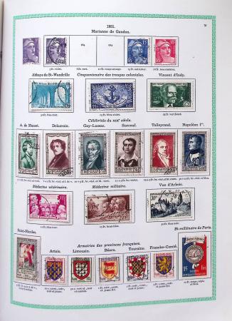 1849-1997, Collection de France en obl. en 2 volumes