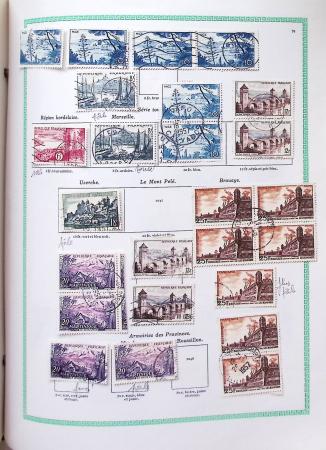 1849-1997, Collection de France en obl. en 2 volumes