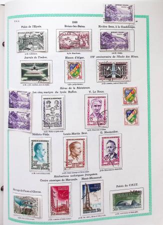 1849-1997, Collection de France en obl. en 2 volumes
