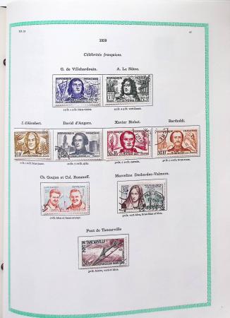 1849-1997, Collection de France en obl. en 2 volumes