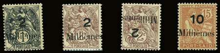 Lot sympathique de Port-Said dont N°5A, 7A, 8A, 9A,