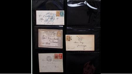 1750-2000, Lot du monde entier, avec une boite à chaussure