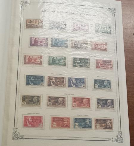 1862-2001, Collection des COLONIES FRANCAISES en 9 albums