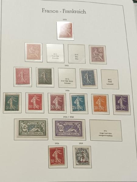 1862-2001, Collection de FRANCE en 4 albums, neuf dont