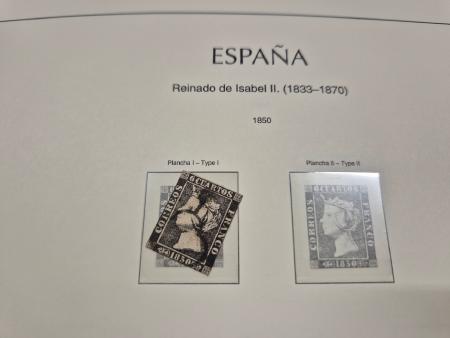 1850-2010 Mint & used collection of Spain in 5 Lighthouse