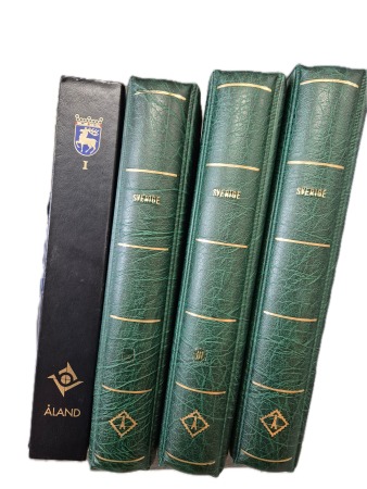 1855-2010 Mint and used collection of Sweden in three