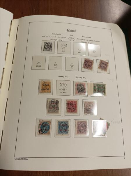 1873-2010 Mint and used collection of Iceland in two